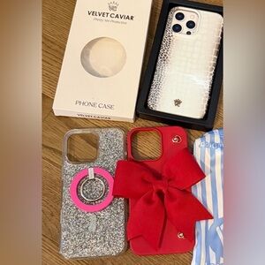 Set of 3)  iPhone 16 pro Max cases & one mag safe holder.New!!!